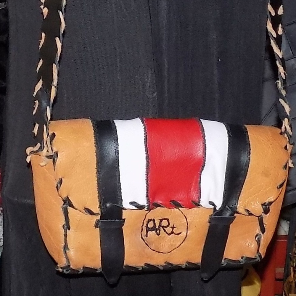 Leather-Shoulder-Bag - handmade